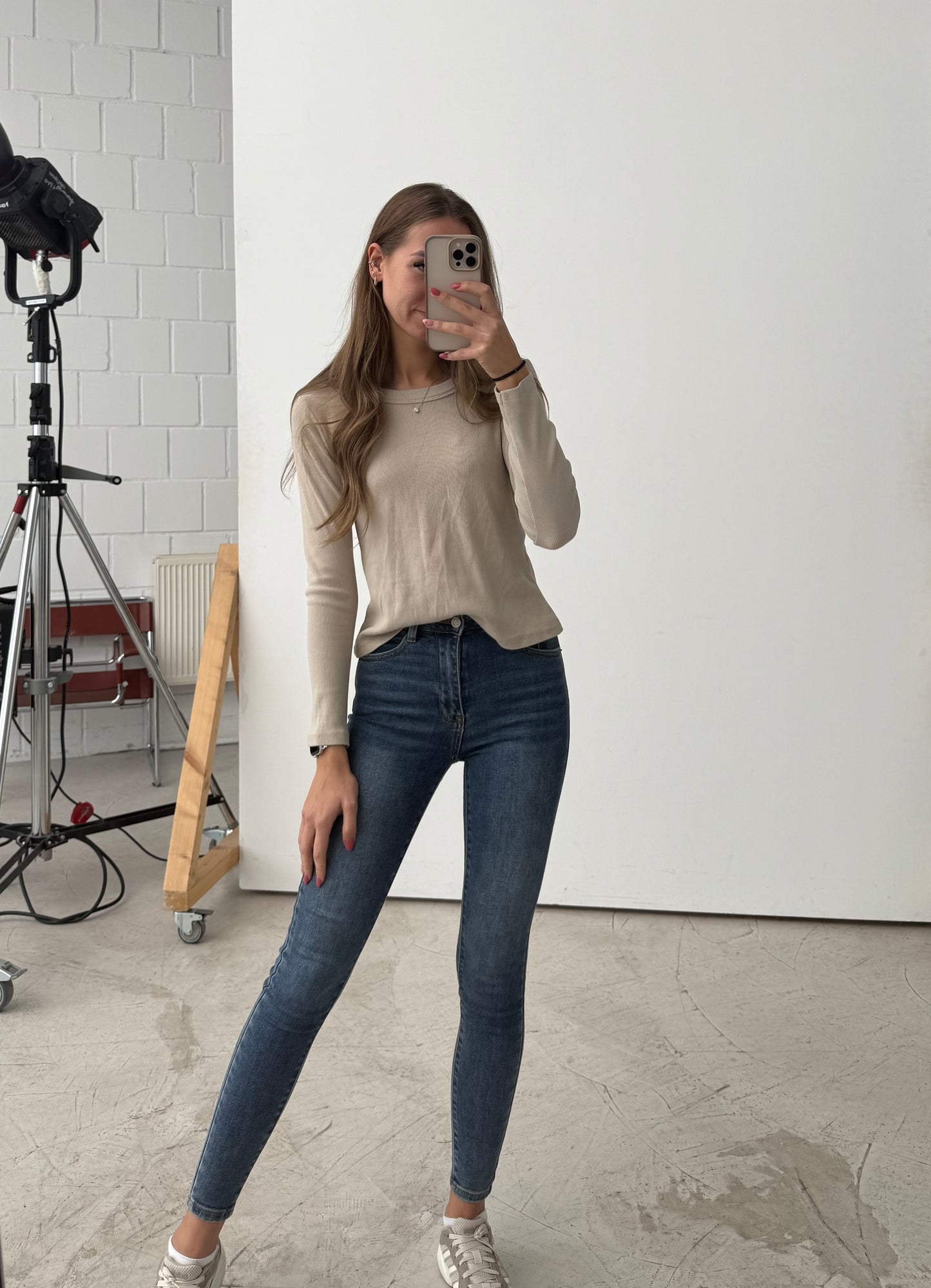 Pullover „beige“