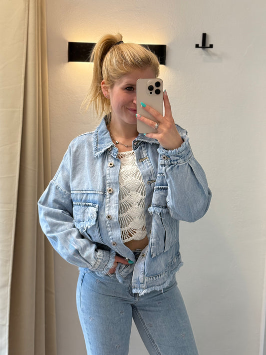 Jeansjacke ,,Stay cool“