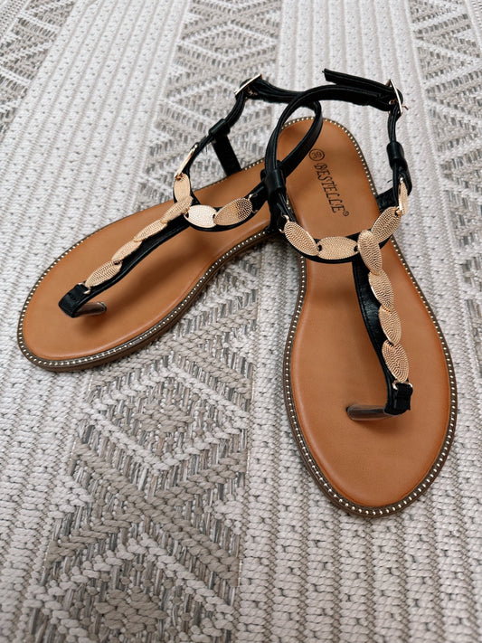 Sandale „Golden Leaves“