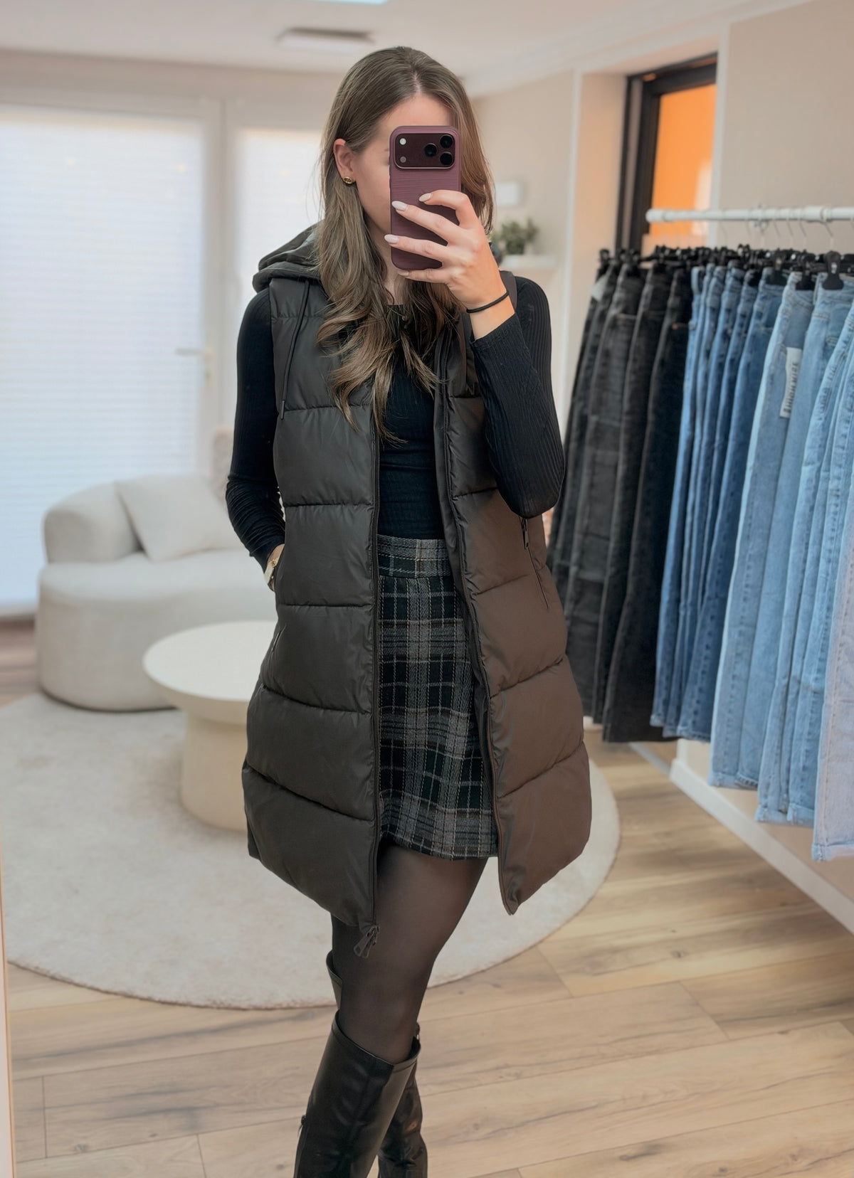 Cozy Long Steppweste